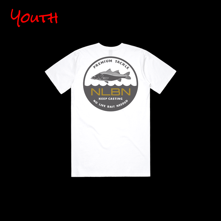 Youth Cotton Short Sleeve - Snook Wave